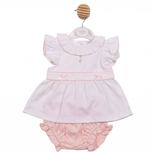 Fiah Pointelle Dungaree Set