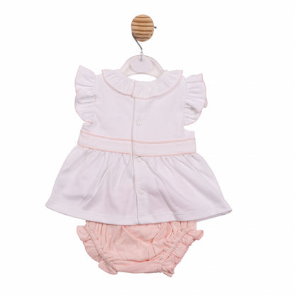 Fiah Pointelle Dungaree Set