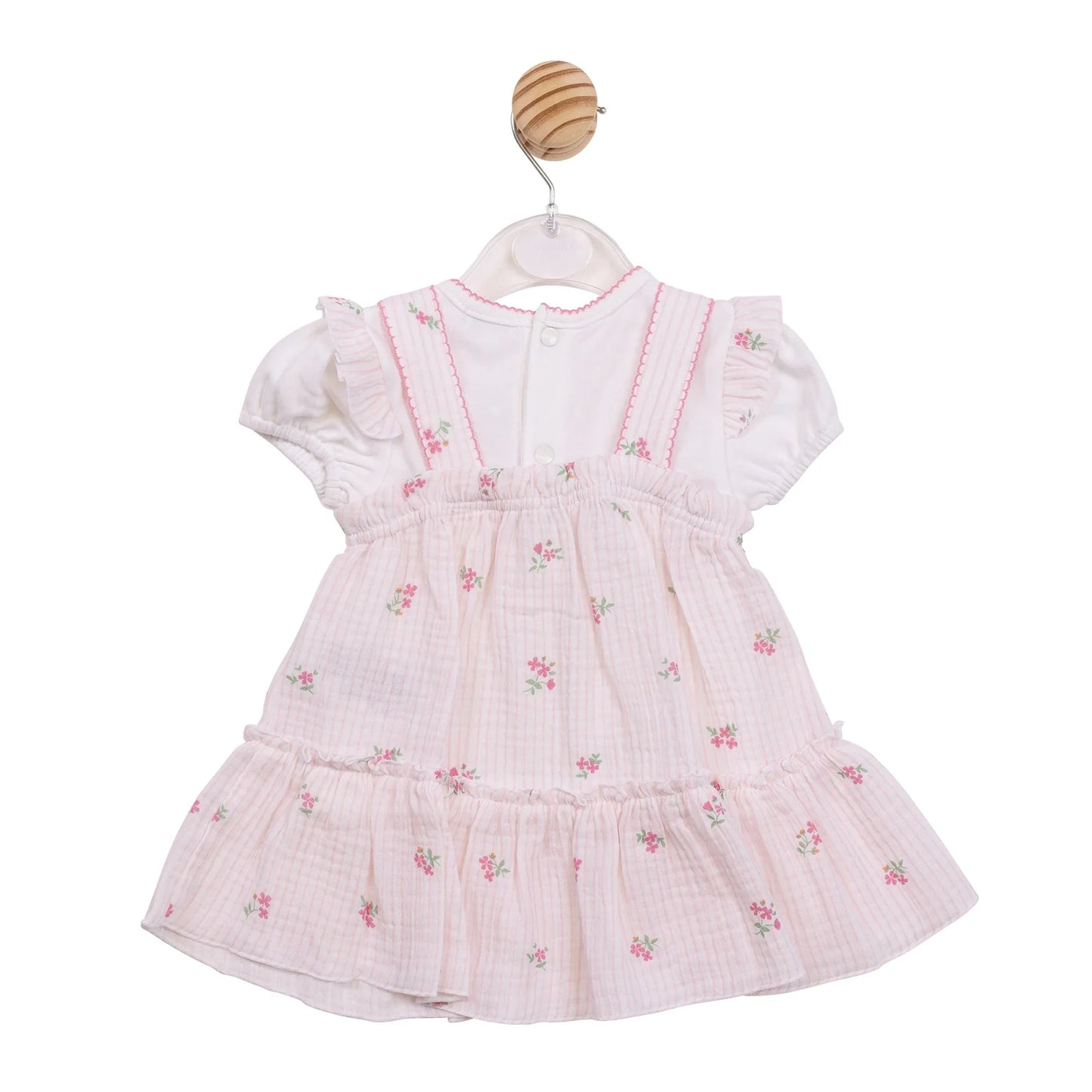 Flower Embroidered Pinafore