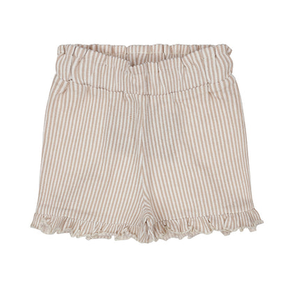 Ruffle Strippy Shorts