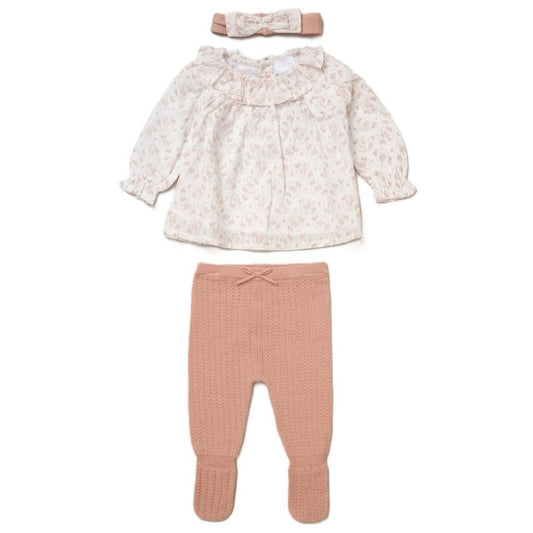 Donna Woven Knitted Set