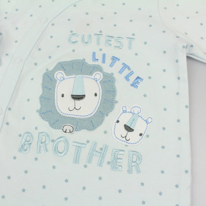 Cutest Little Brother Sleepsuit