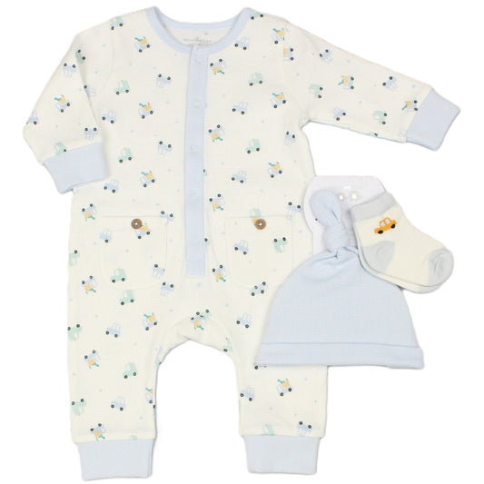 On The Road Waffle Sleep-suit Set