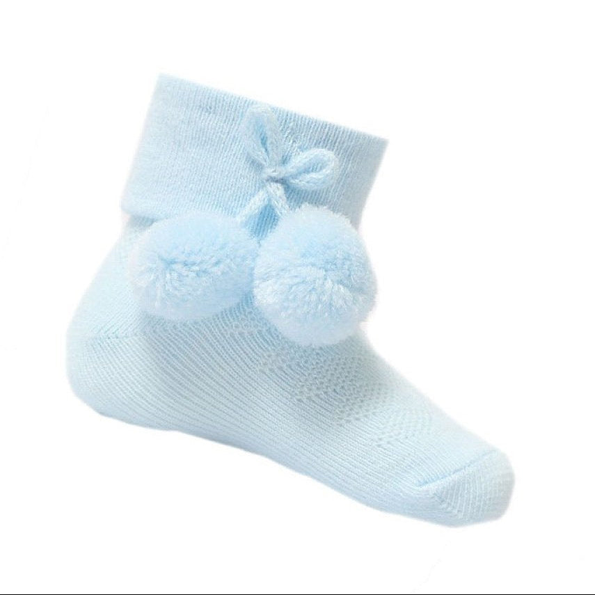 Pom Pom Ankle Socks