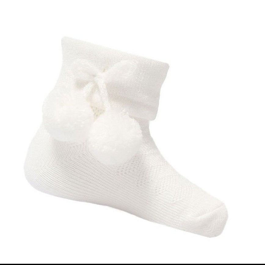 Pom Pom Ankle Socks