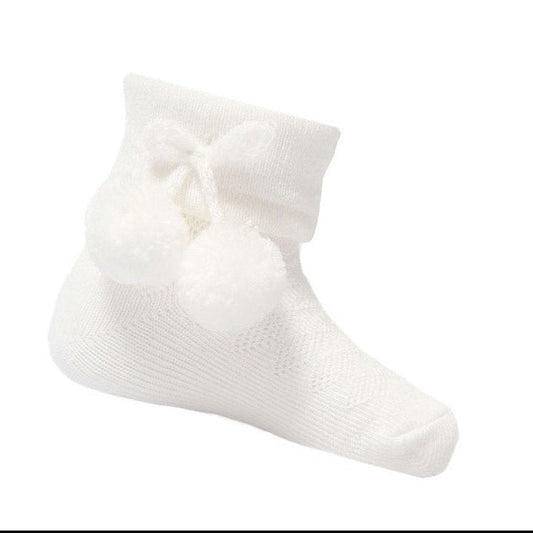 Pom Pom Ankle Socks