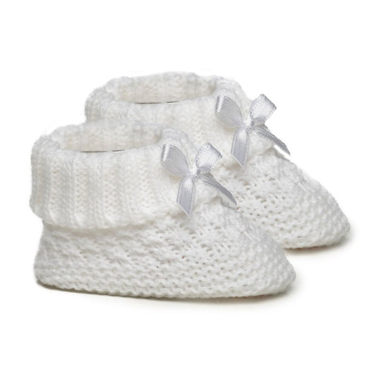 Check Bow Booties