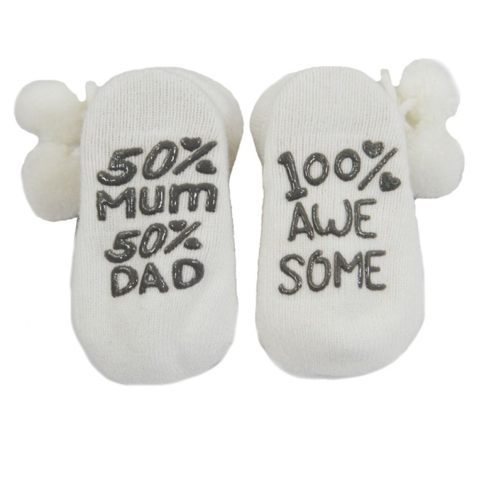 Pom Pom Anti-Slip Terry Socks