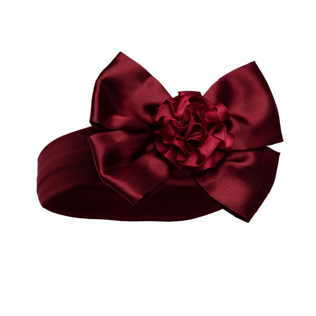 Bow & Flower Headband