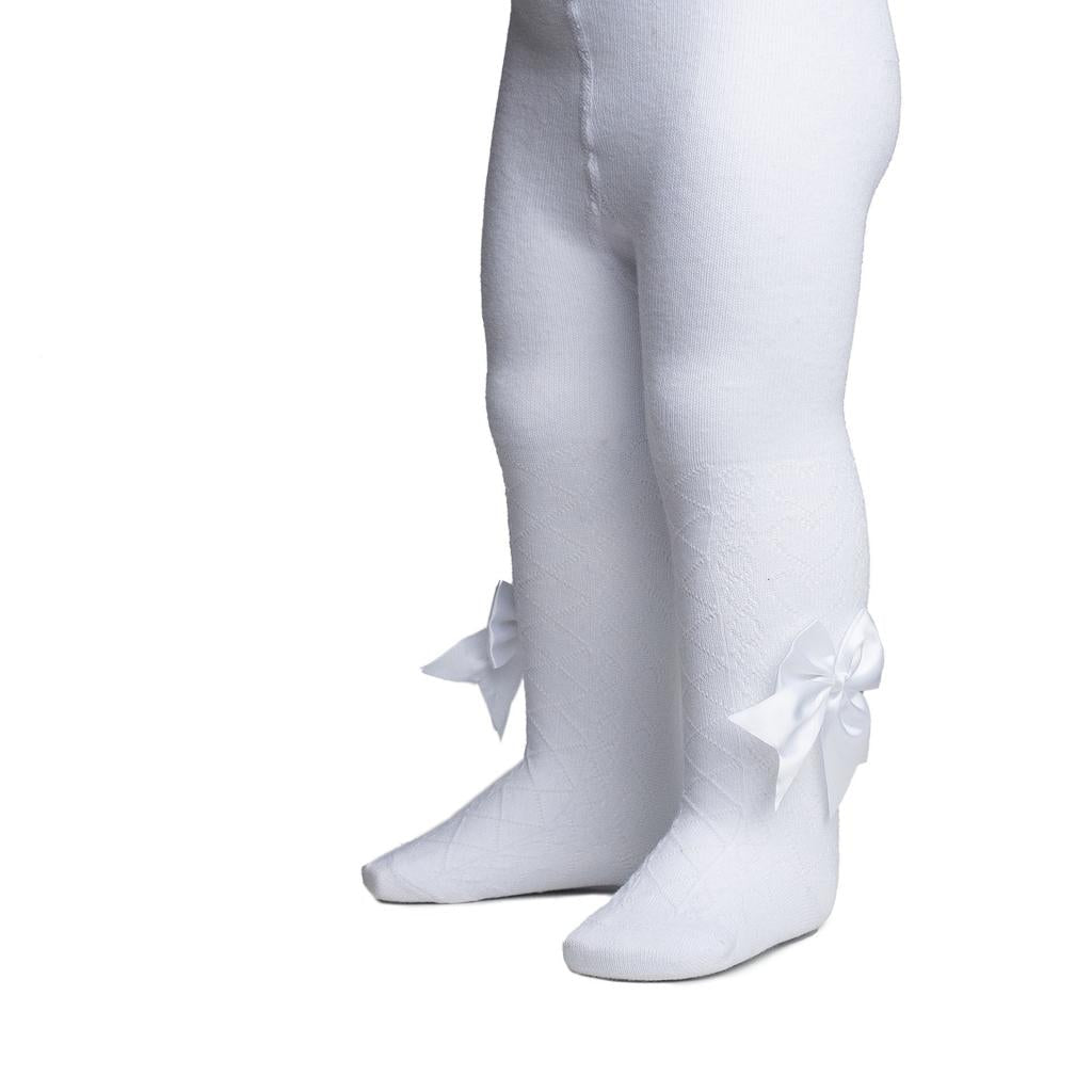 Heart Tights with Large Bow