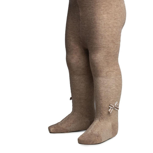 Bow Melange Tights