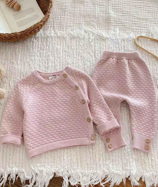 Honeycomb Knitted Tracksuit