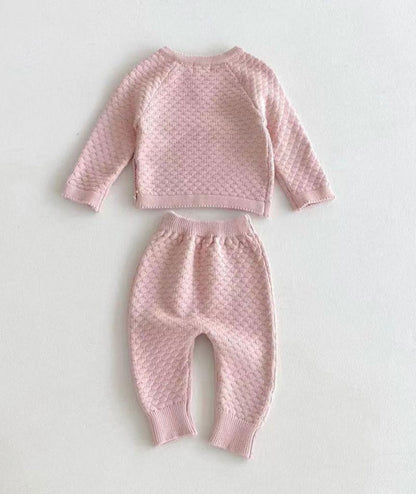 Honeycomb Knitted Tracksuit