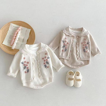 Blossom Whispers Cardigan Set