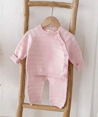 Striped Knitted Set