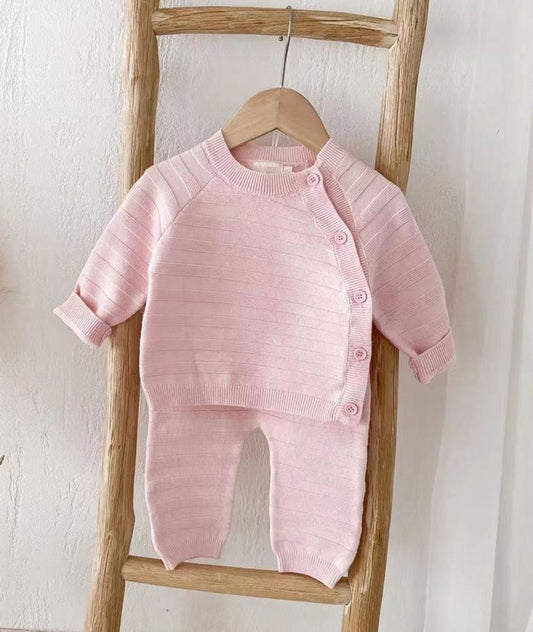 Striped Knitted Set