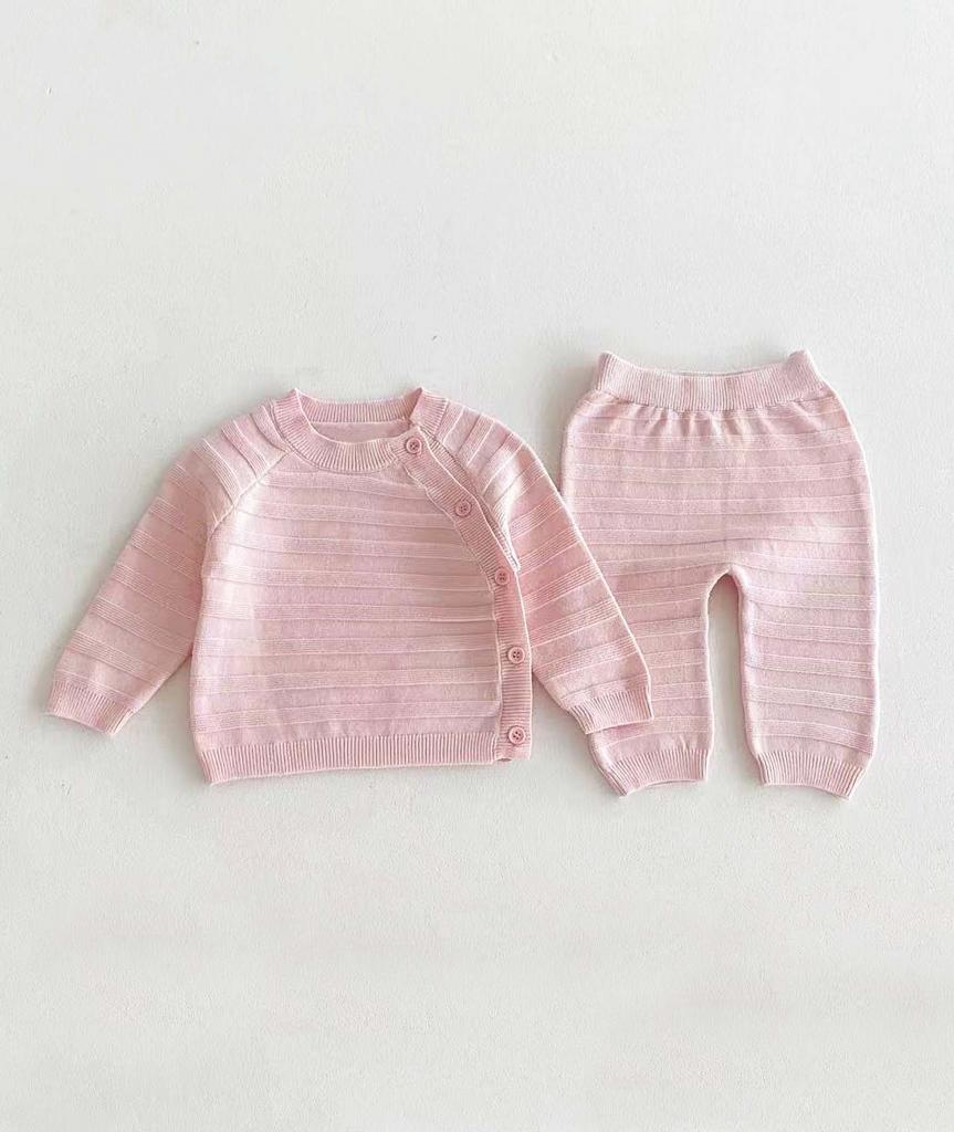 Striped Knitted Set