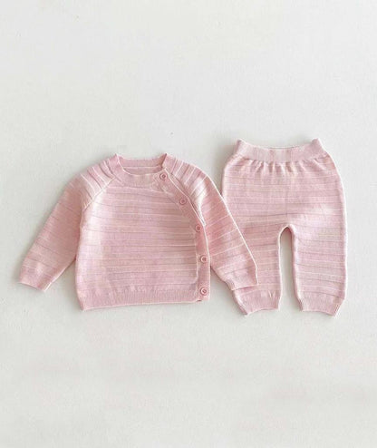 Striped Knitted Set