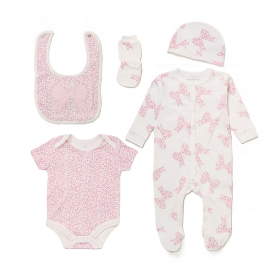 Floral Bow 5PC Set