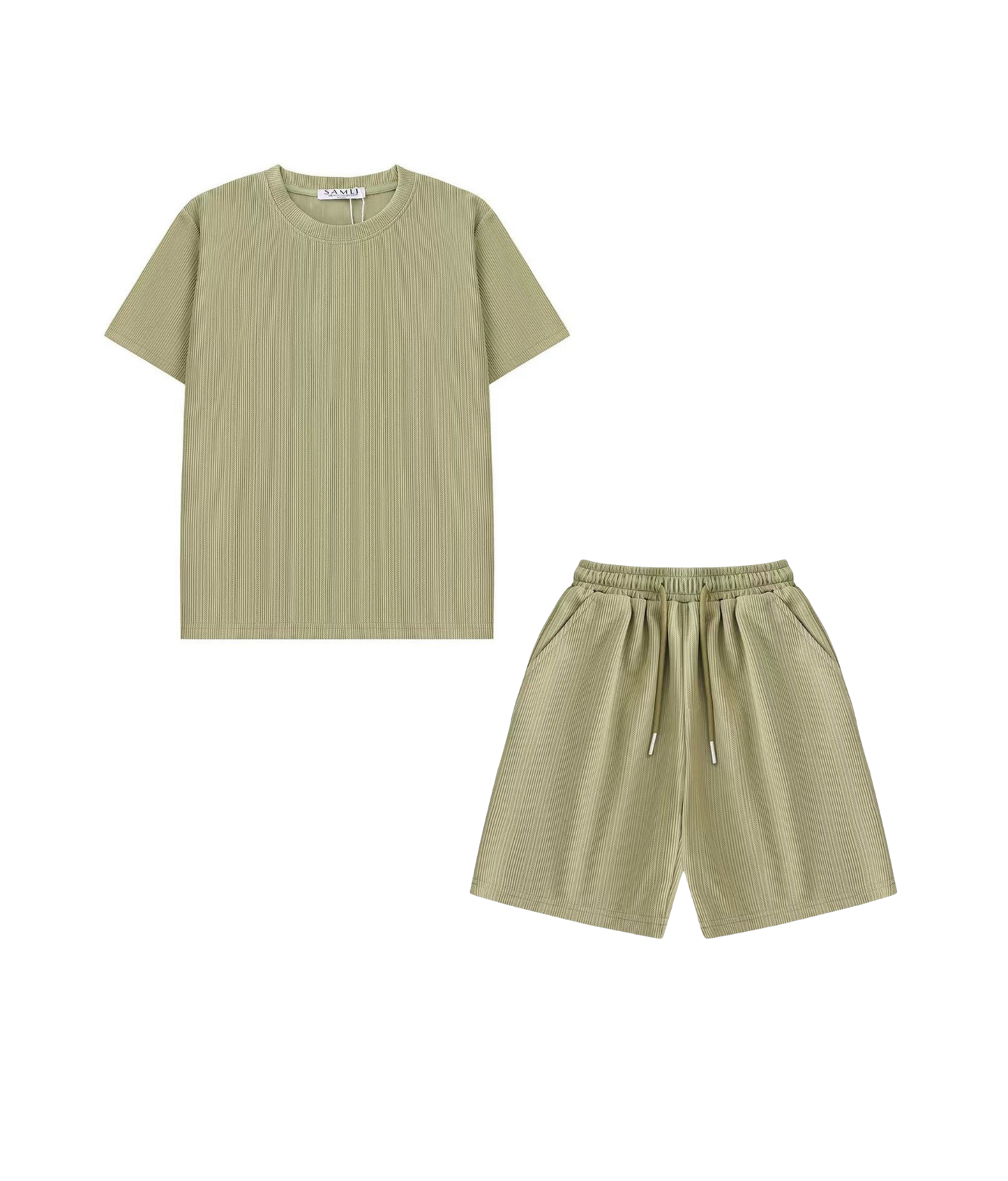 Textured Shorts Set