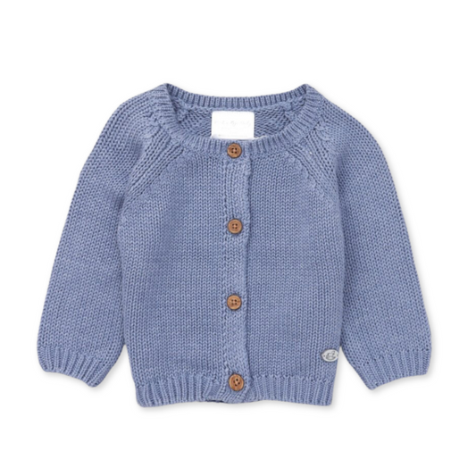 Blue Marl Knit Cardigan