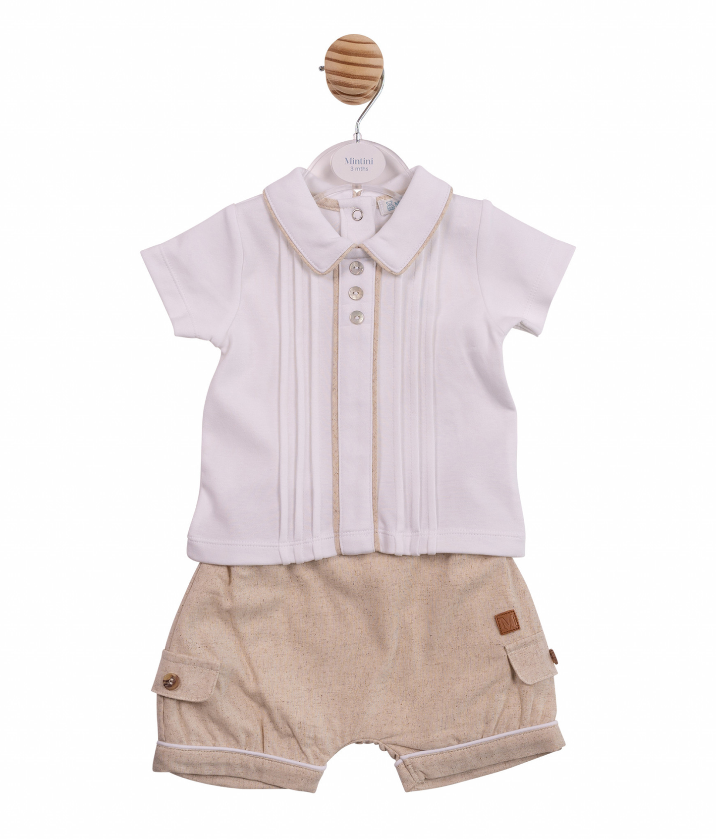 Hugh Pipped Shorts Set