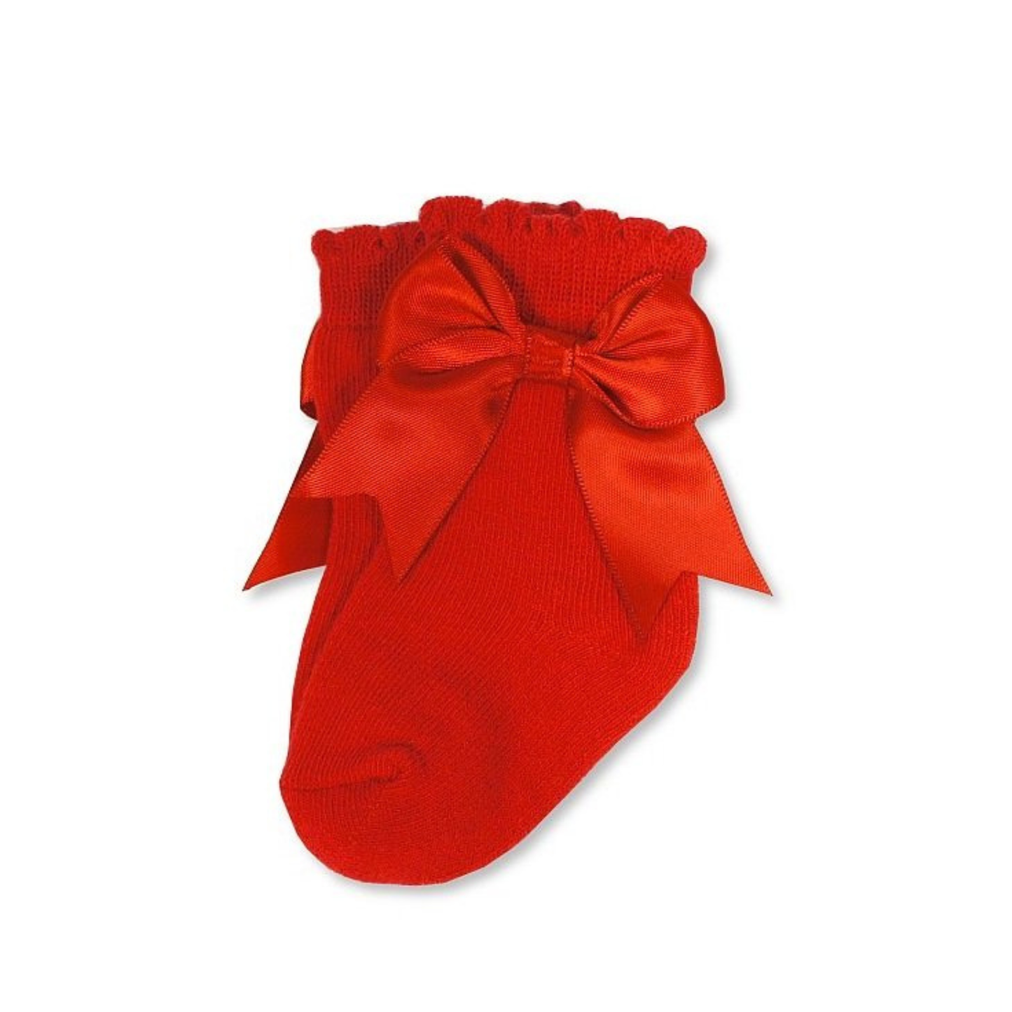 Satin Bow Ankle Socks