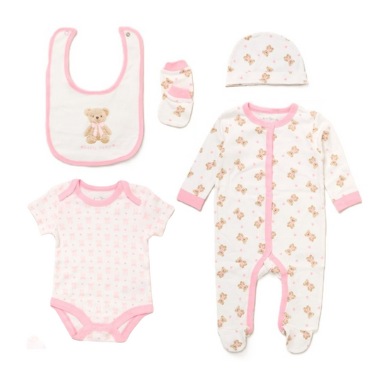 Charming Little Bear 5PC Set