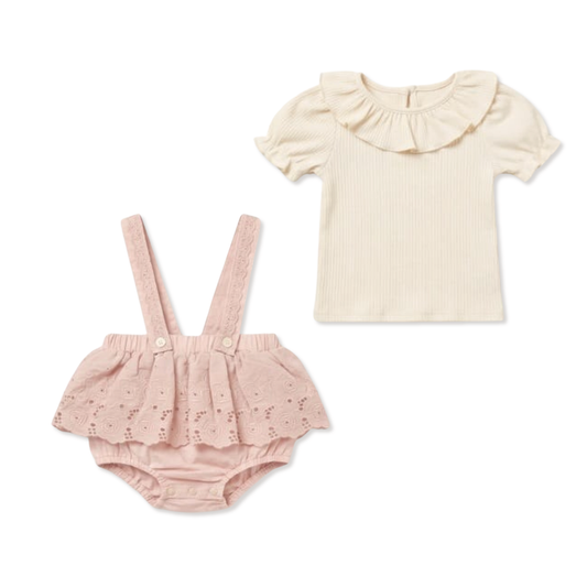 Gia Broderie Anglaise Jam Pant Set