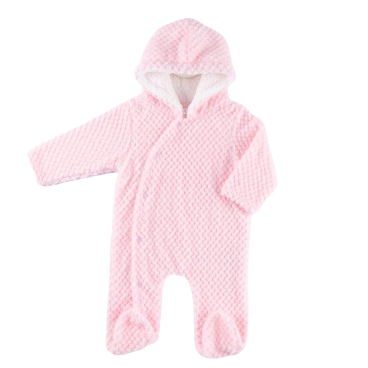 Waffle Hooded Pramsuit