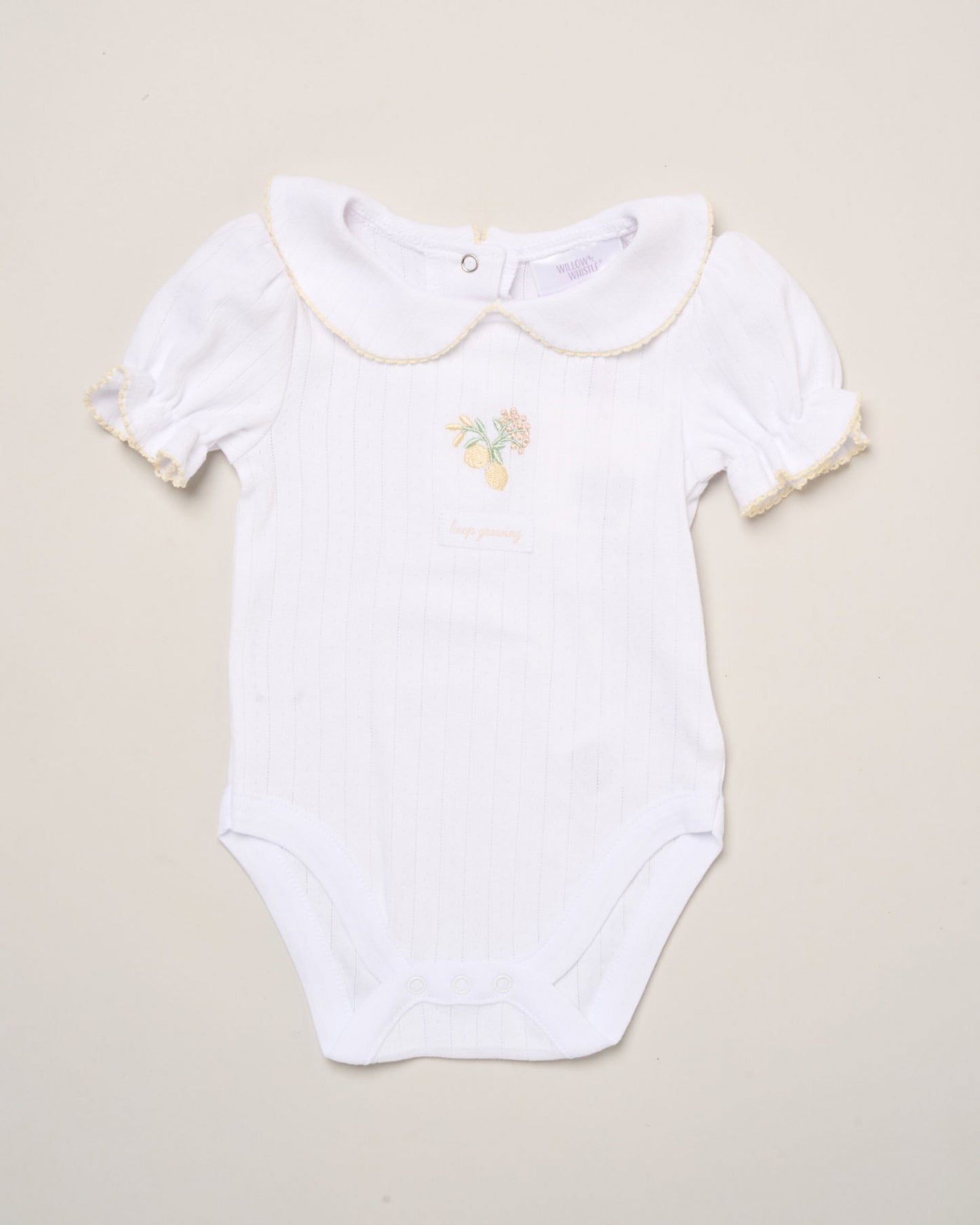 Keep Growing Lemon Ruffles Outfit Set