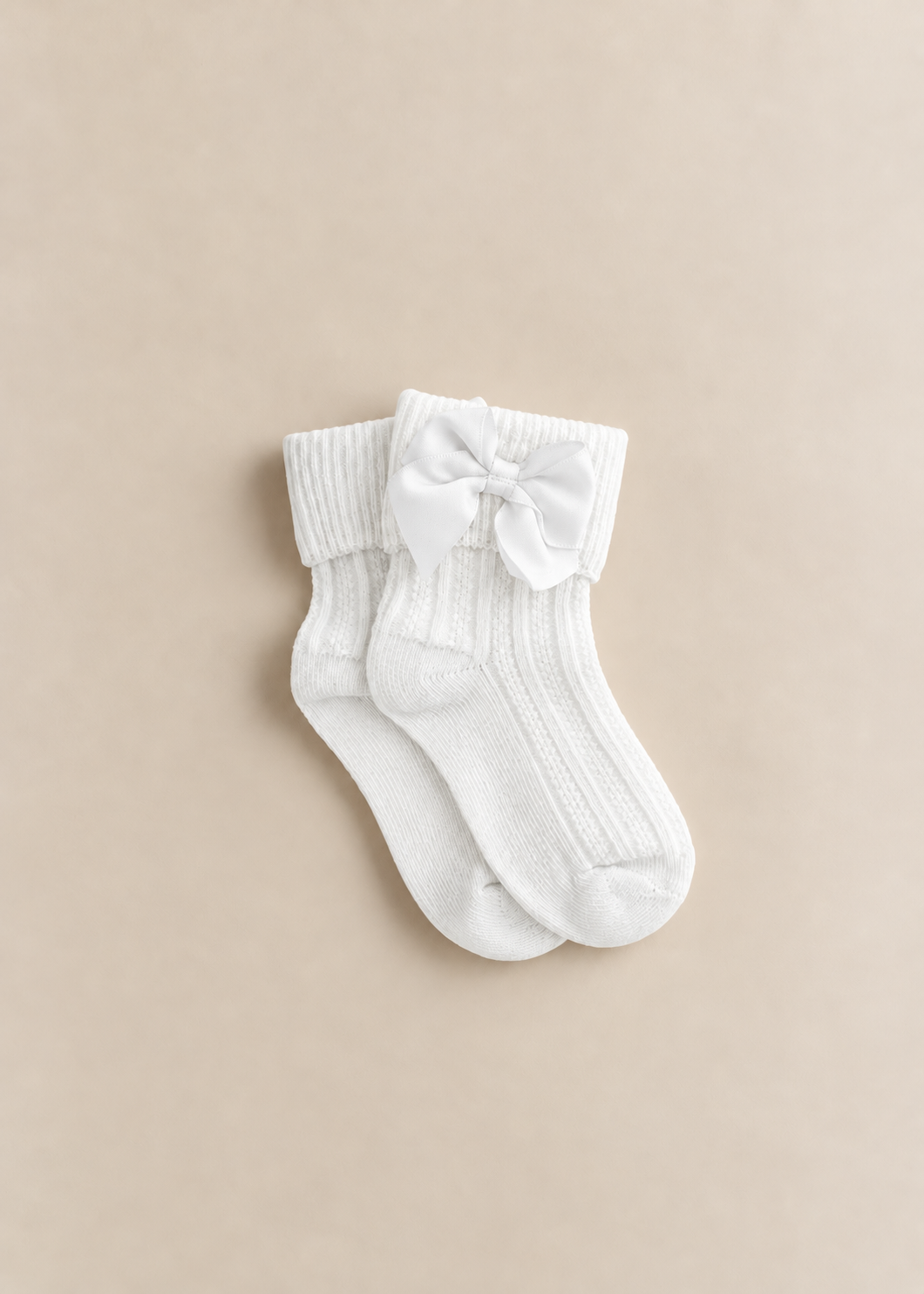 Satin Bow Ankle Socks