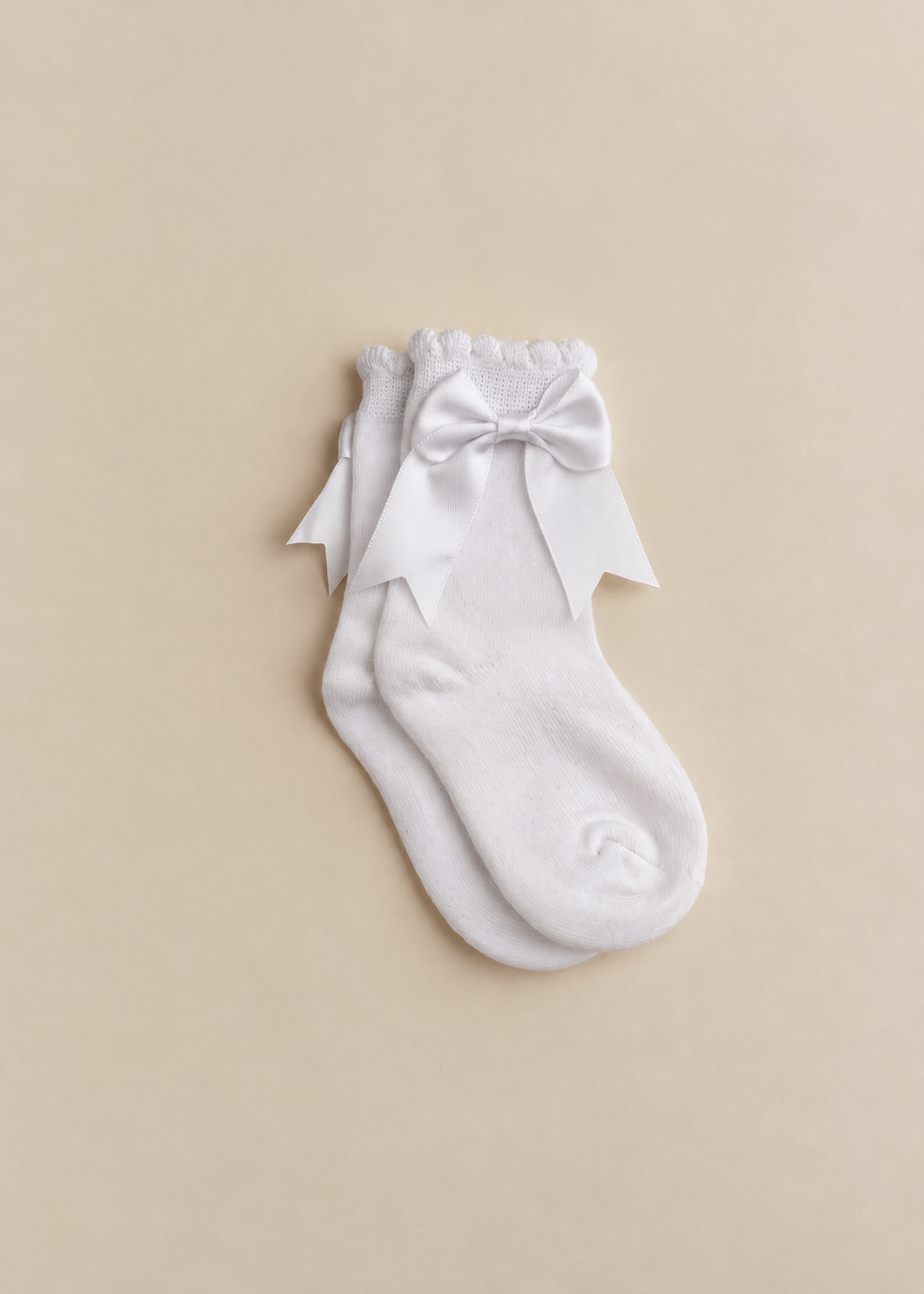 Satin Bow Ankle Socks
