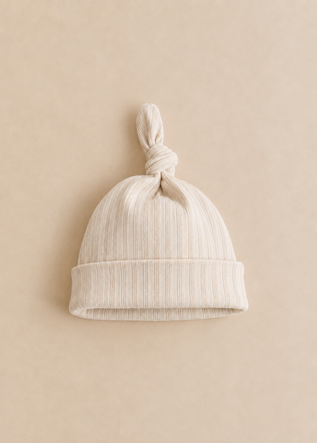 Classic Ribbed Knot Hat