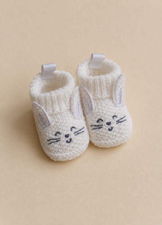 Bunny Knit Booties