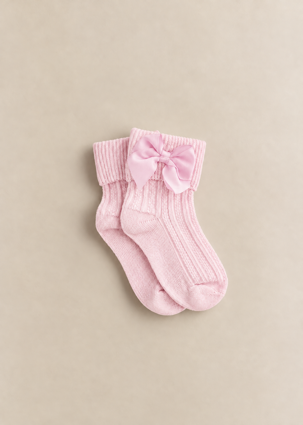 Satin Bow Ankle Socks
