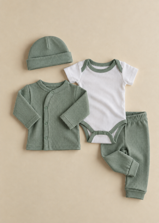 Prem Ribbed 4PC Set