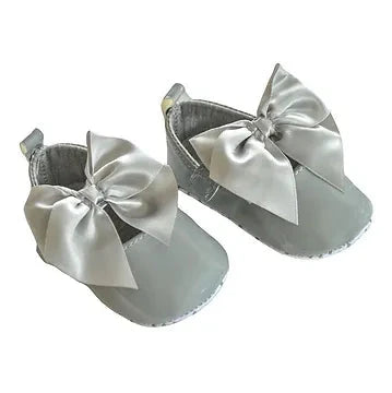 Shiny Bow Ballerinas