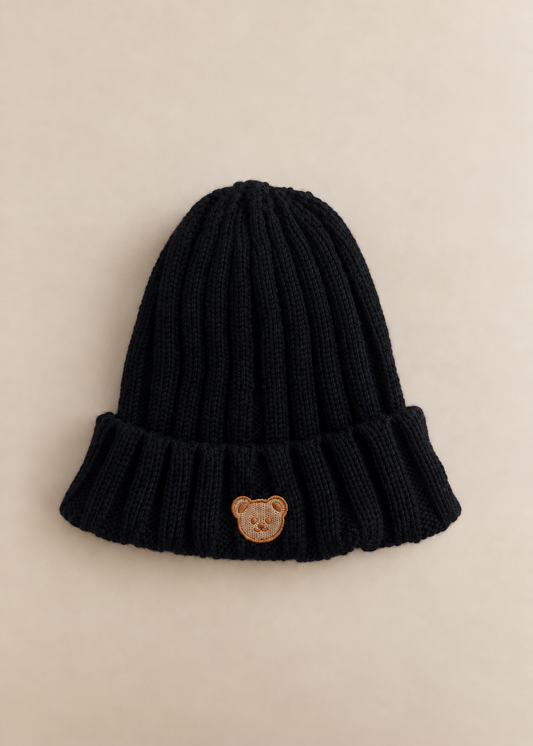 Knitted Bear Beanie Hats