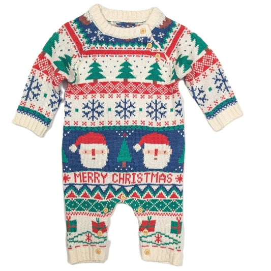 Santa Knitted Romper