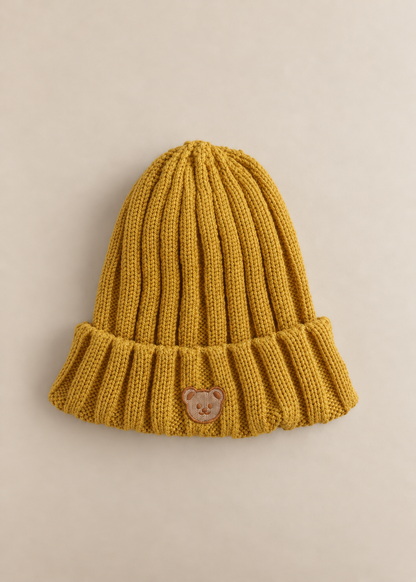 Knitted Bear Beanie Hats