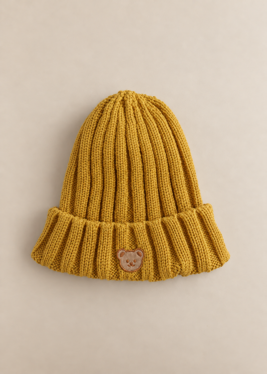 Knitted Bear Beanie Hats