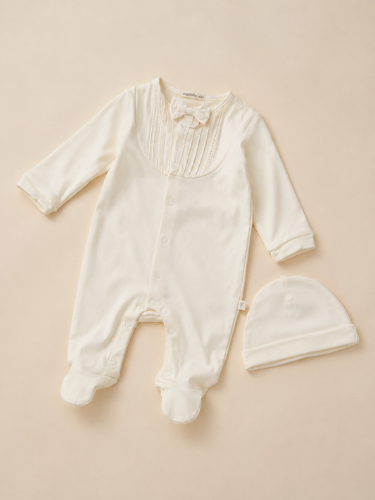 Bow Tie Elegance Romper