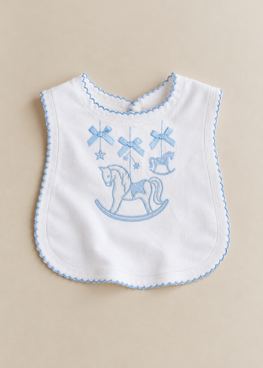 Rocking Horse Velcro bib