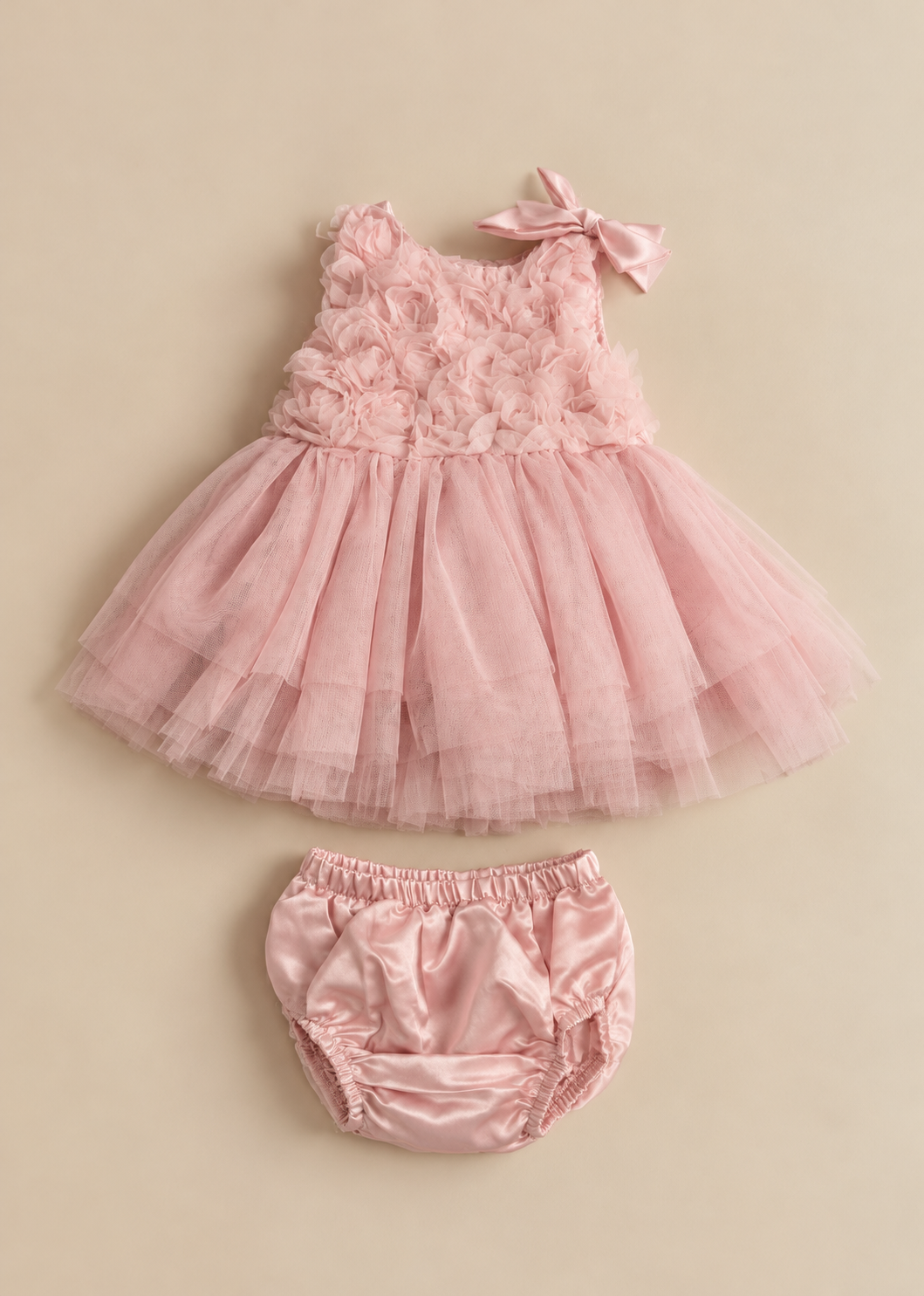 Violetta Flower Tulle Dress Set