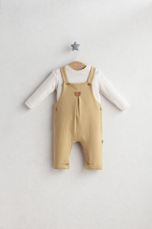 Little Bear Dungaree Set
