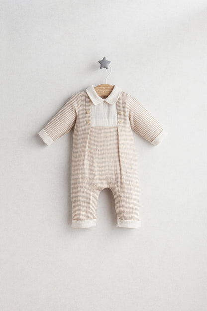 Little Sailor Pinstripe Romper