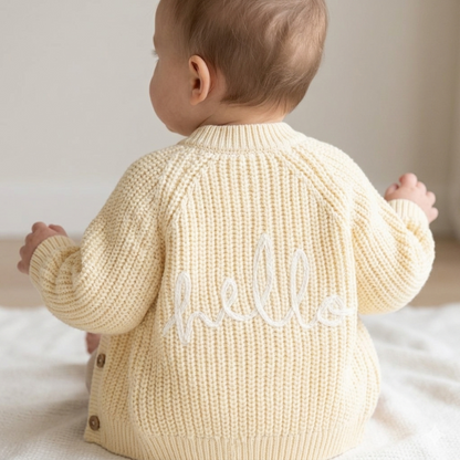 The Hello Yellow Cardigan