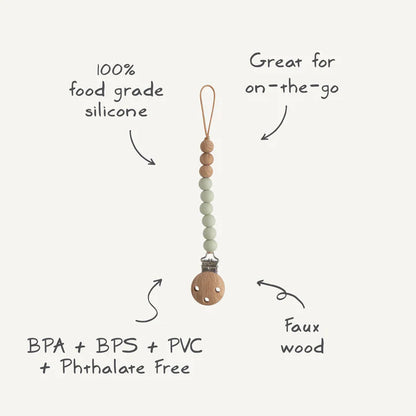 Eva Silicone Pacifier Clip