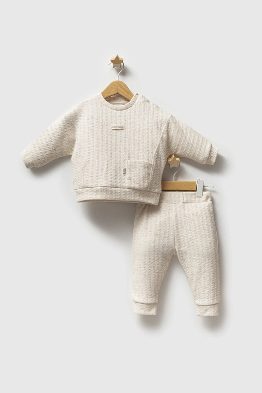 Little Boy Embossed Pocket Outfit
